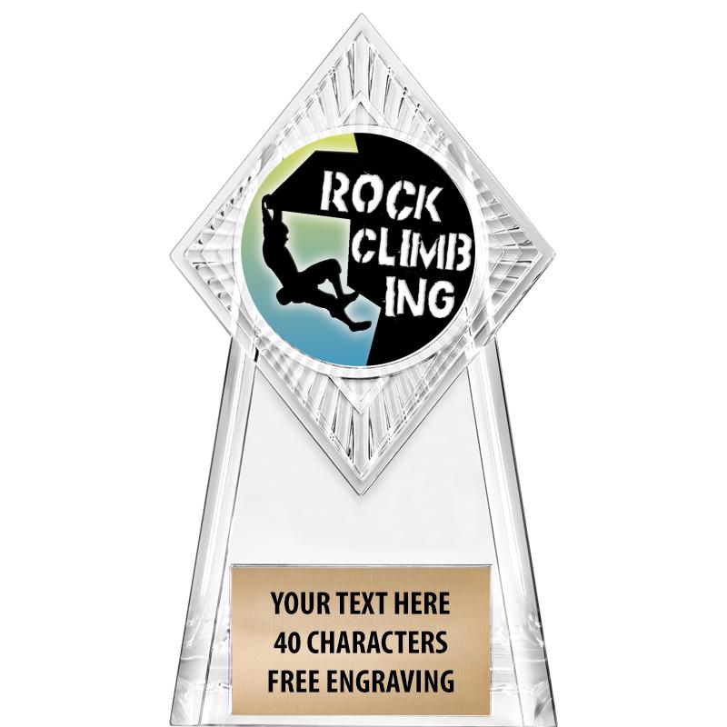 6" PARAGON CLEAR INSERT TROPHY