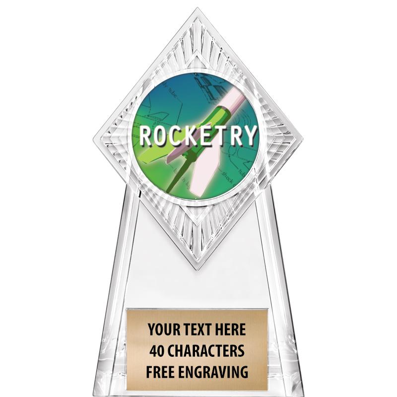 6" PARAGON CLEAR INSERT TROPHY