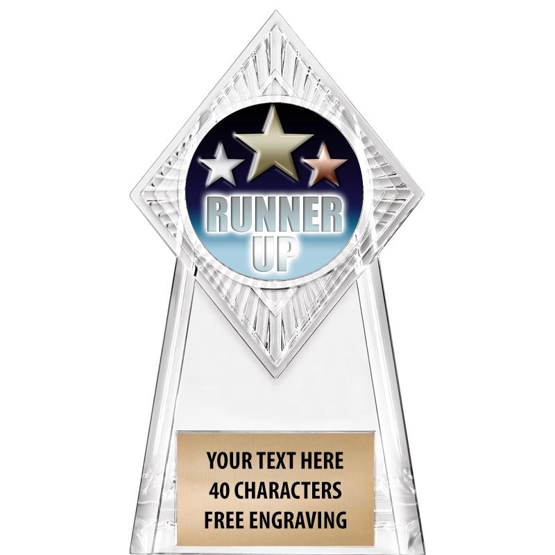 6" PARAGON CLEAR INSERT TROPHY