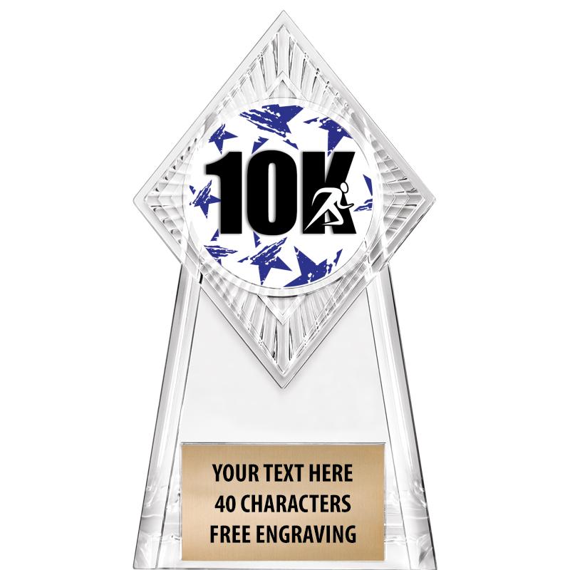 6" PARAGON CLEAR INSERT TROPHY