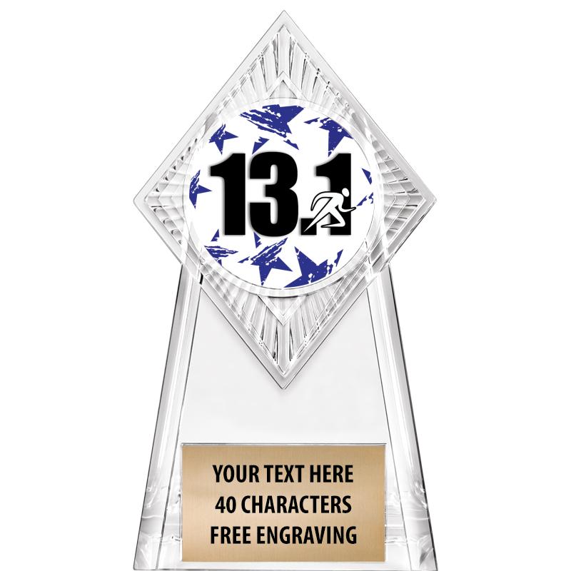 6" PARAGON CLEAR INSERT TROPHY