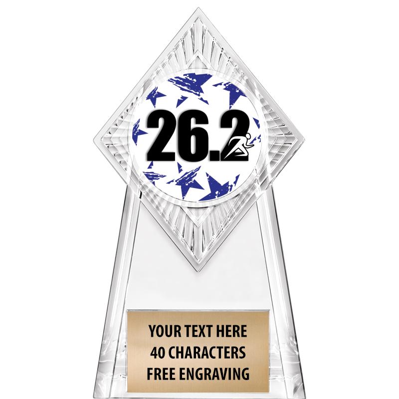 6" PARAGON CLEAR INSERT TROPHY