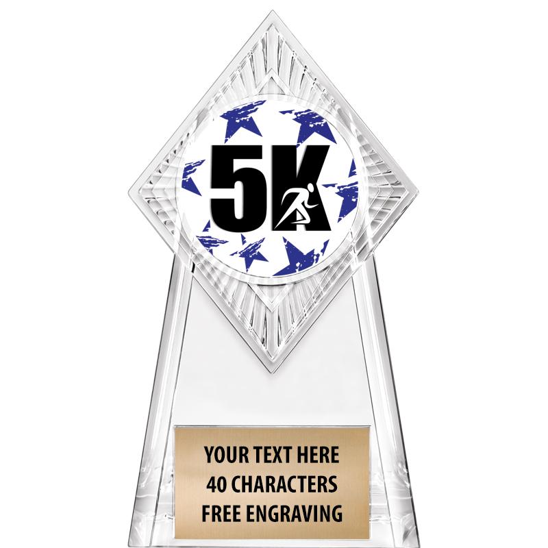 6" PARAGON CLEAR INSERT TROPHY