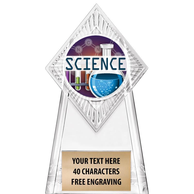 6" PARAGON CLEAR INSERT TROPHY