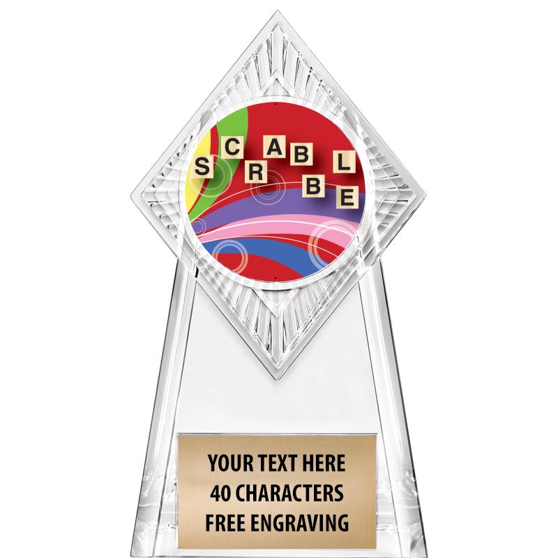 6" PARAGON CLEAR INSERT TROPHY