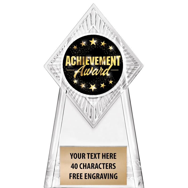 6" PARAGON CLEAR INSERT TROPHY