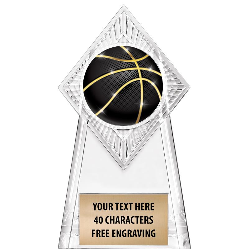 6" PARAGON CLEAR INSERT TROPHY