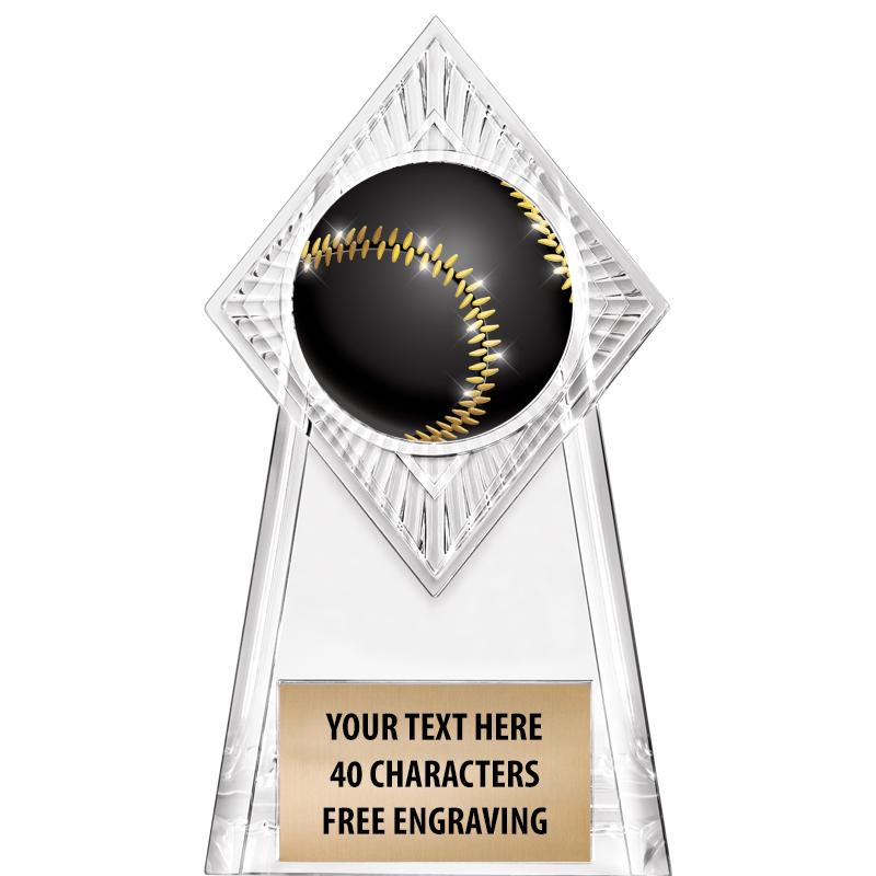 6" PARAGON CLEAR INSERT TROPHY