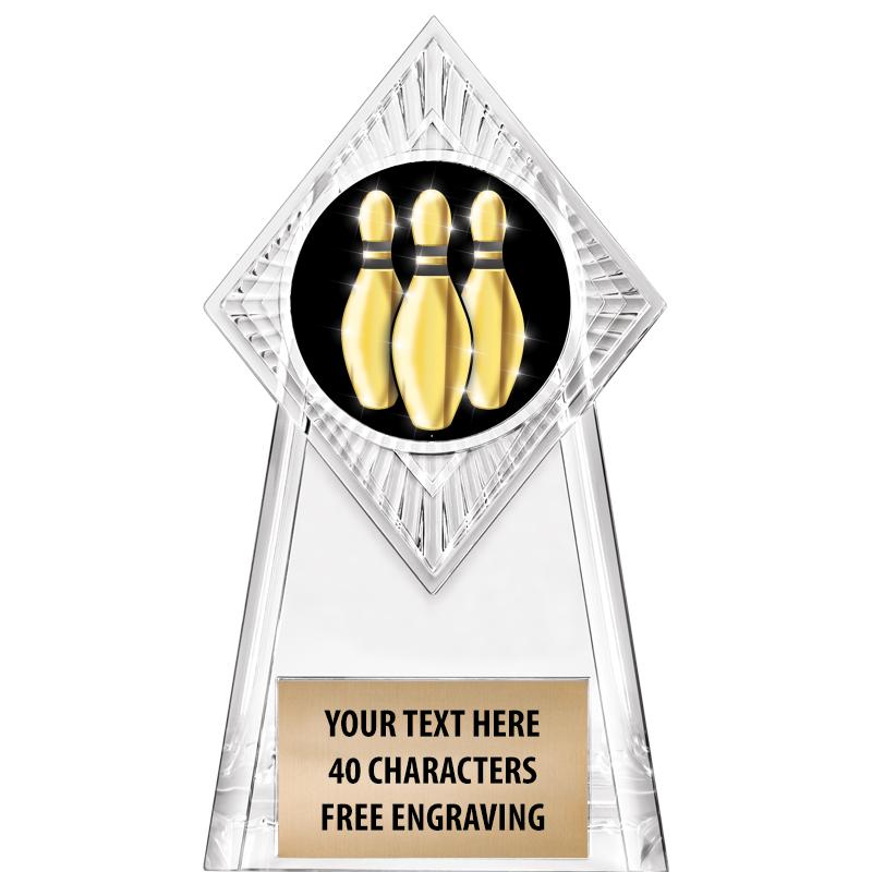 6" PARAGON CLEAR INSERT TROPHY