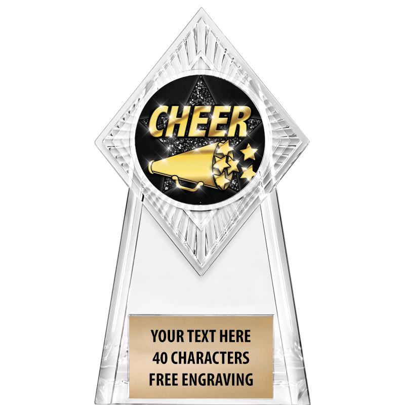 6" PARAGON CLEAR INSERT TROPHY