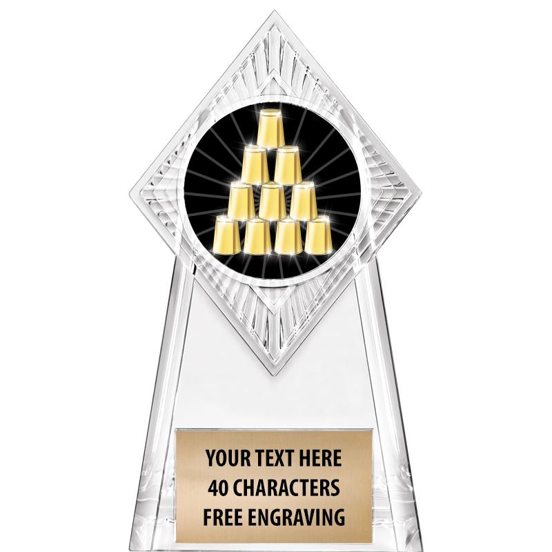 6" PARAGON CLEAR INSERT TROPHY