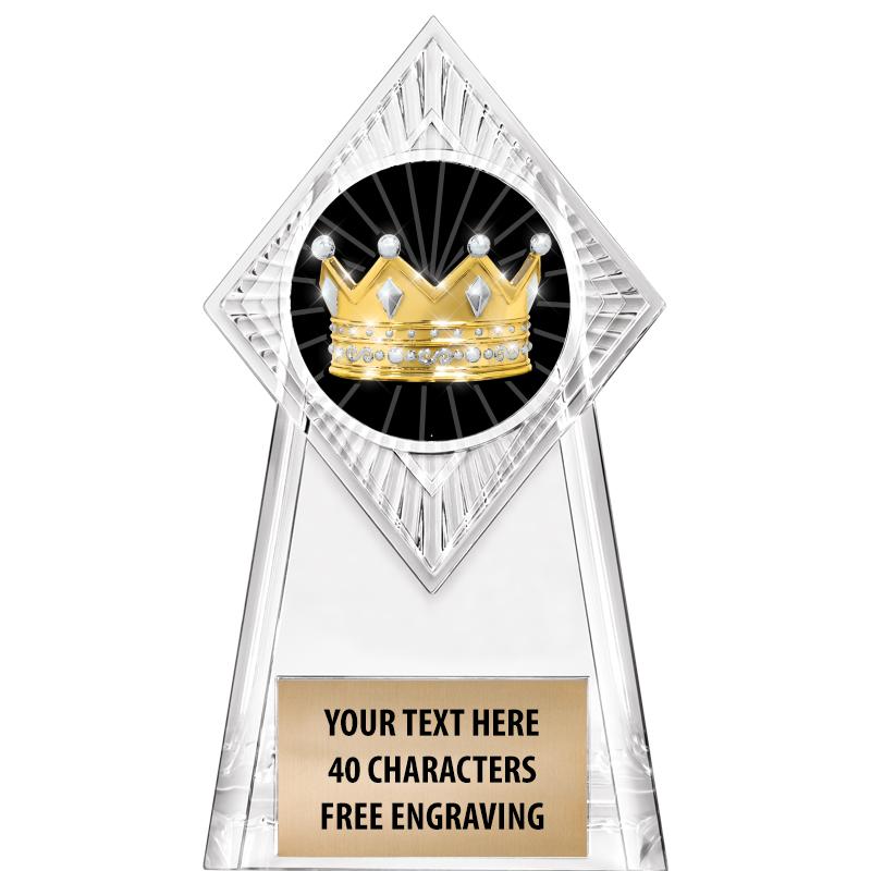 6" PARAGON CLEAR INSERT TROPHY