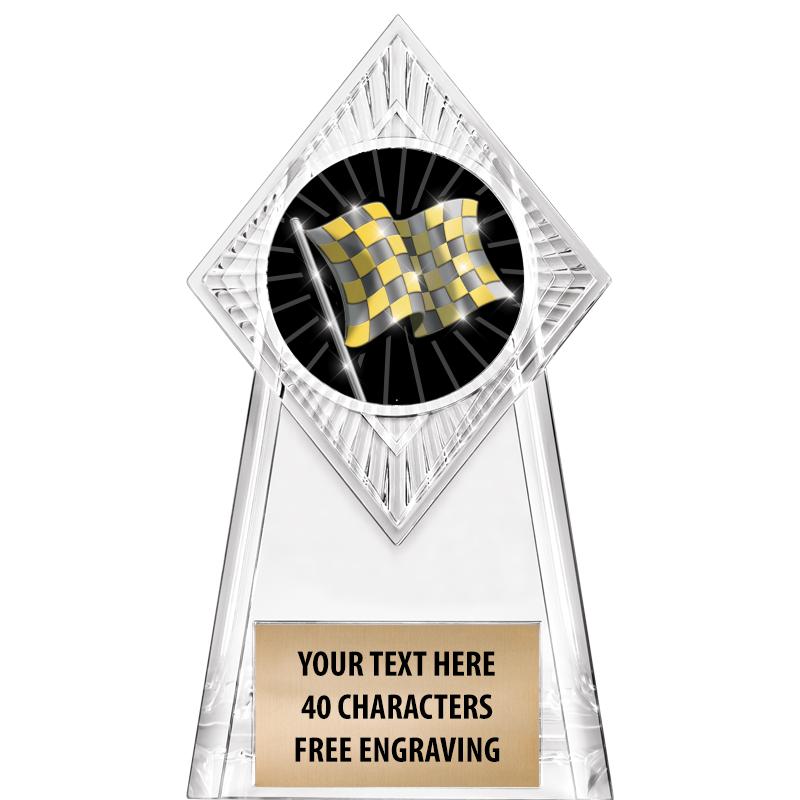 6" PARAGON CLEAR INSERT TROPHY