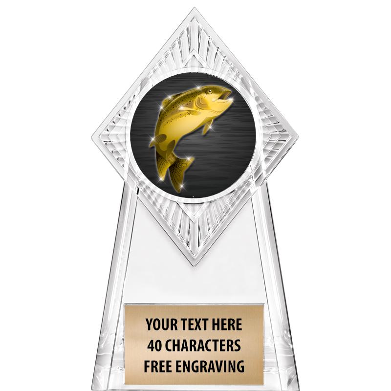 6" PARAGON CLEAR INSERT TROPHY