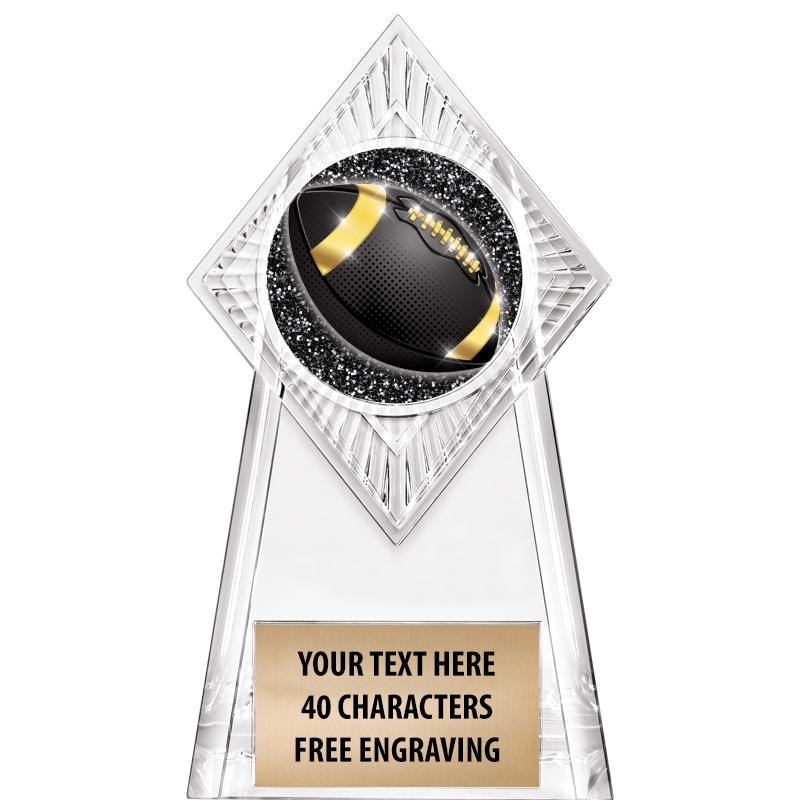 6" PARAGON CLEAR INSERT TROPHY