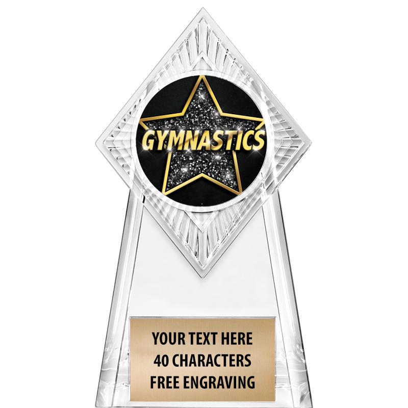 6" PARAGON CLEAR INSERT TROPHY