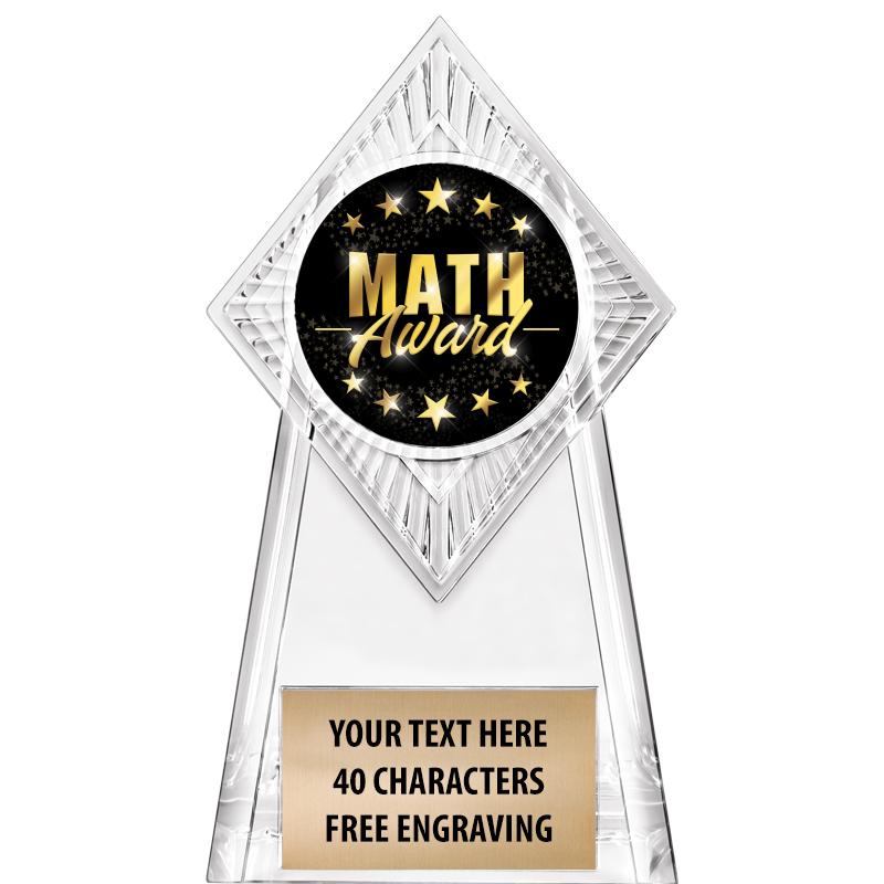 6" PARAGON CLEAR INSERT TROPHY