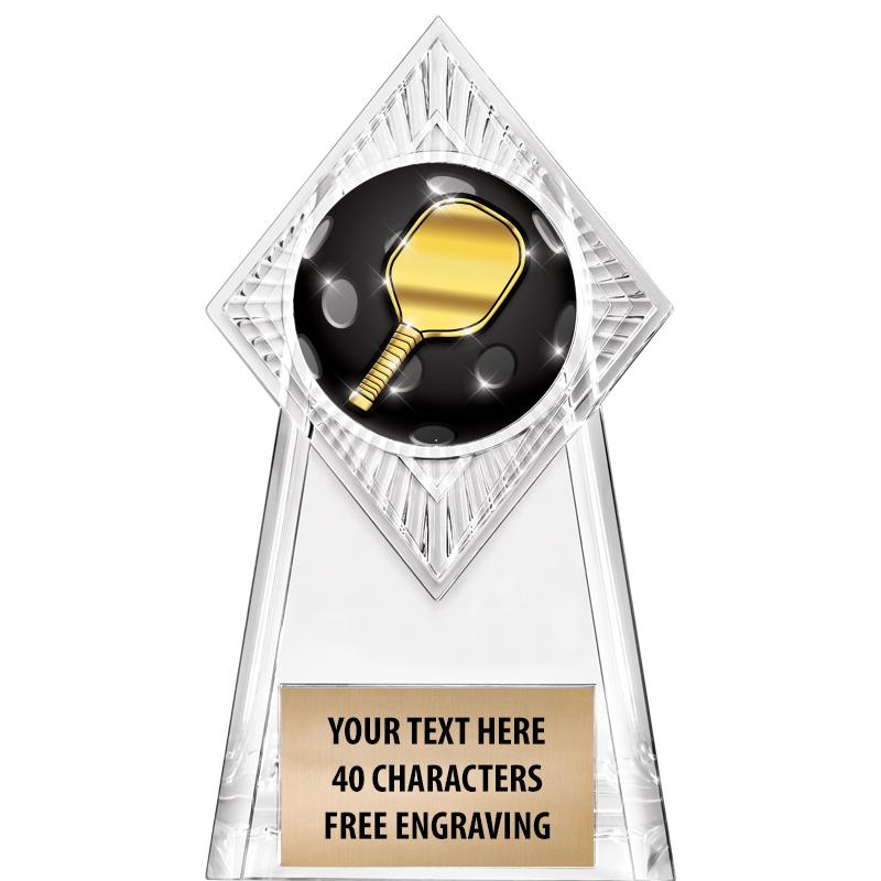 6" PARAGON CLEAR INSERT TROPHY