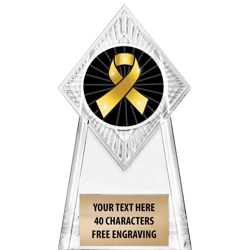 6" PARAGON CLEAR INSERT TROPHY