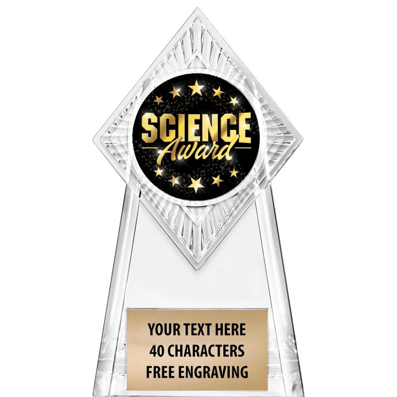 6" PARAGON CLEAR INSERT TROPHY