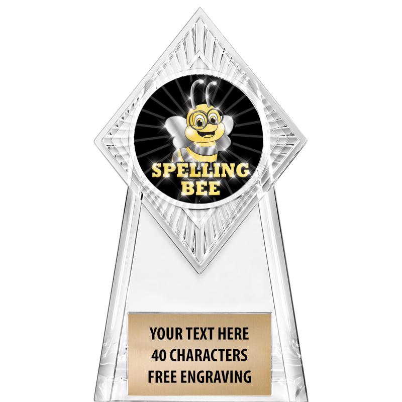 6" PARAGON CLEAR INSERT TROPHY