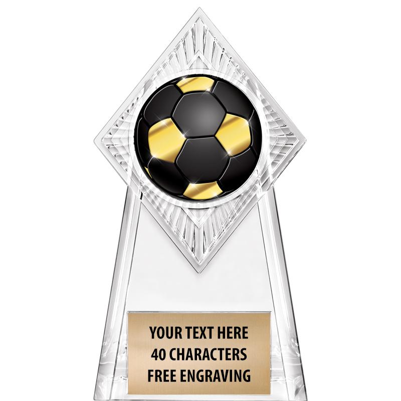 6" PARAGON CLEAR INSERT TROPHY