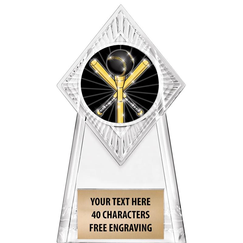 6" PARAGON CLEAR INSERT TROPHY