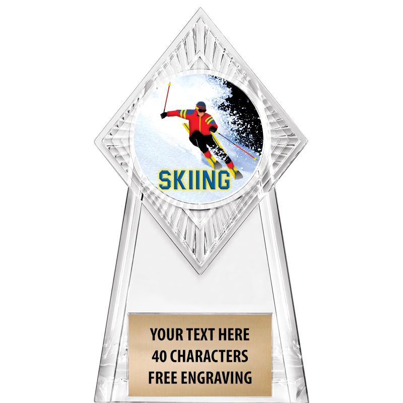 6" PARAGON CLEAR INSERT TROPHY