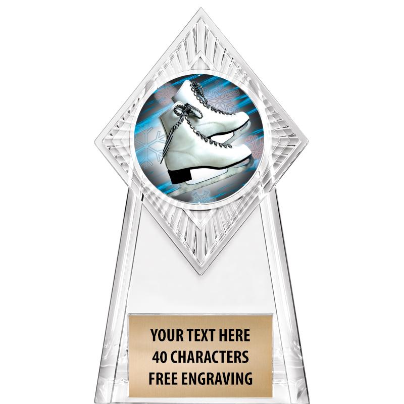 6" PARAGON CLEAR INSERT TROPHY