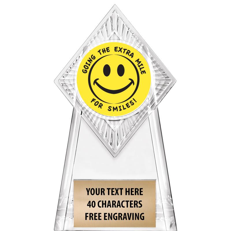 6" PARAGON CLEAR INSERT TROPHY