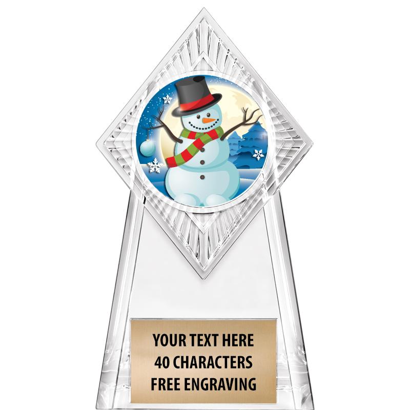 6" PARAGON CLEAR INSERT TROPHY