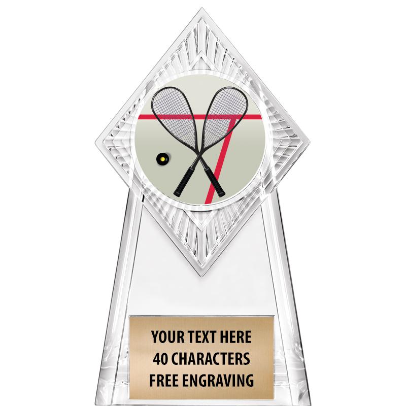 6" PARAGON CLEAR INSERT TROPHY