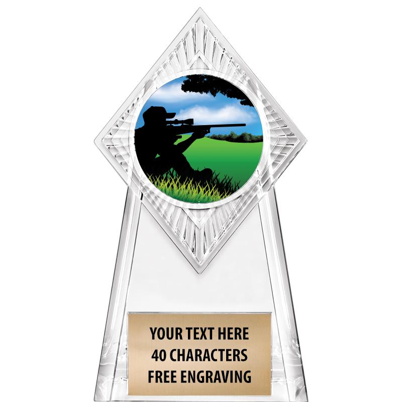 6" PARAGON CLEAR INSERT TROPHY