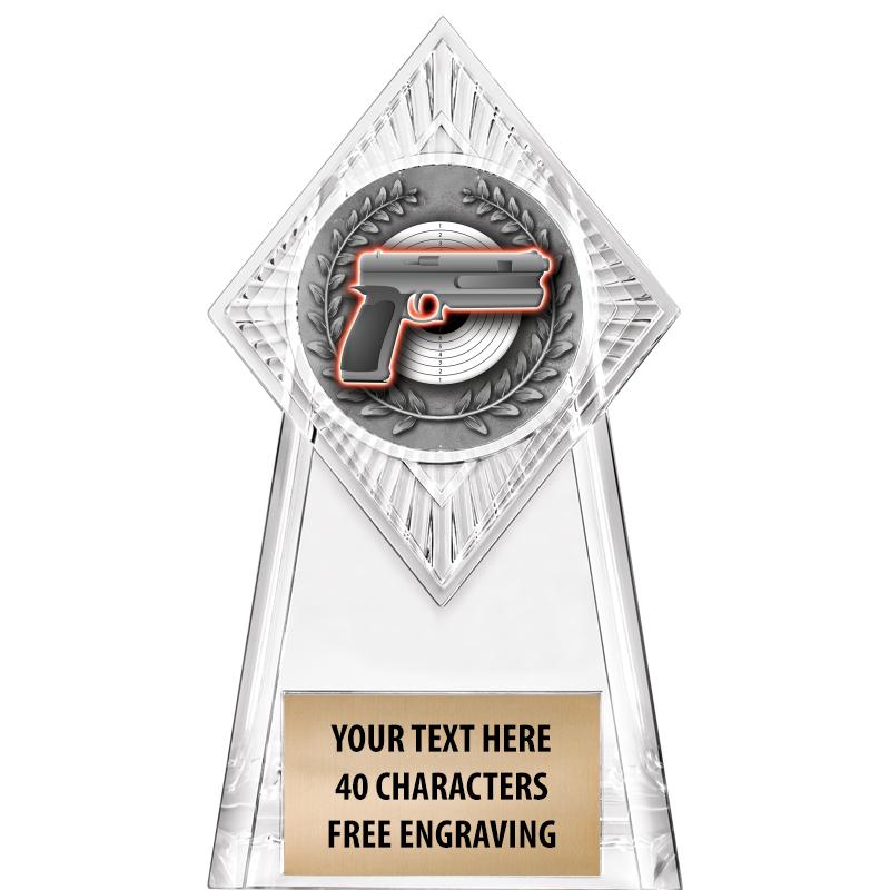 6" PARAGON CLEAR INSERT TROPHY