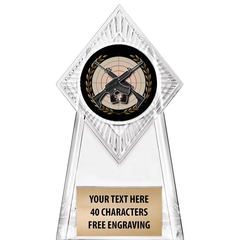 6" PARAGON CLEAR INSERT TROPHY