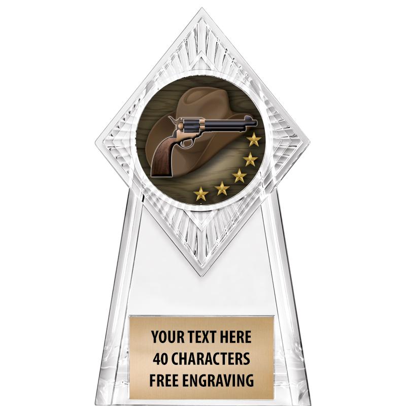 6" PARAGON CLEAR INSERT TROPHY