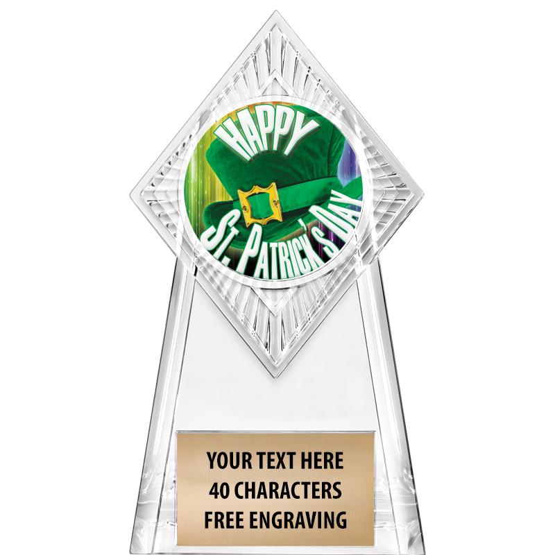 6" PARAGON CLEAR INSERT TROPHY