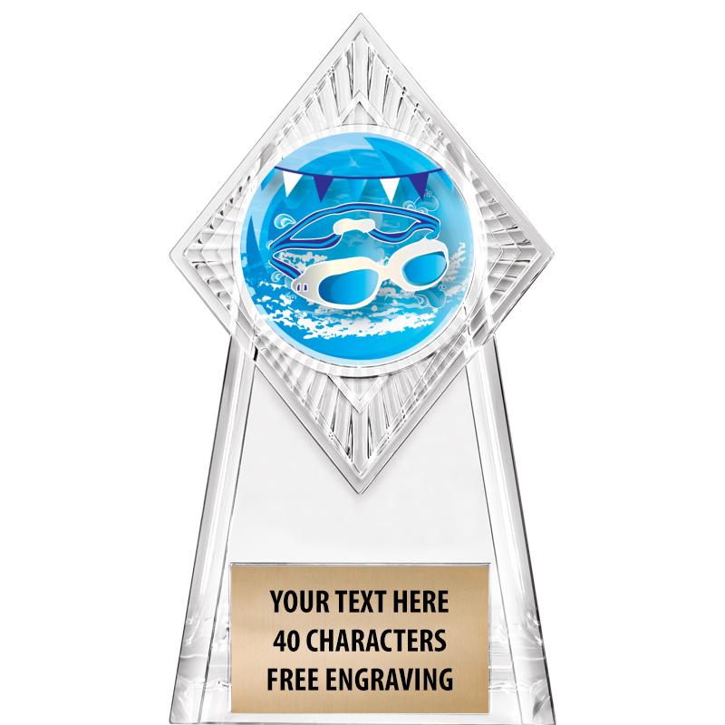 6" PARAGON CLEAR INSERT TROPHY