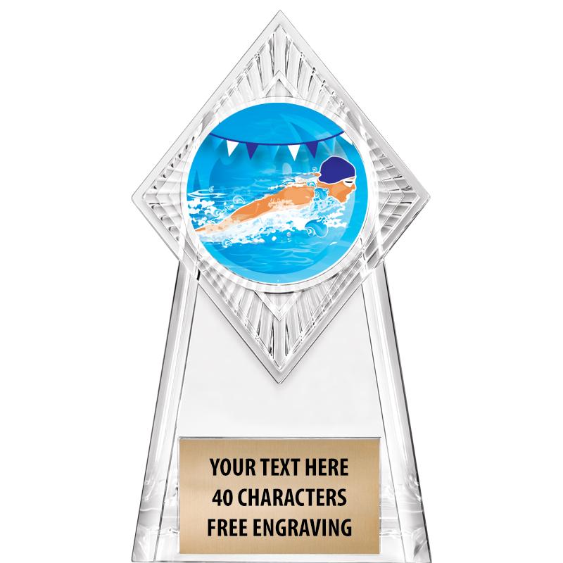 6" PARAGON CLEAR INSERT TROPHY