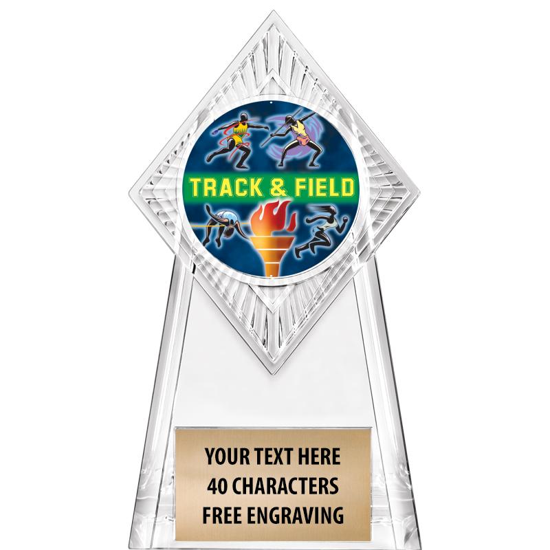 6" PARAGON CLEAR INSERT TROPHY