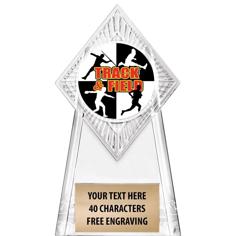 6" PARAGON CLEAR INSERT TROPHY