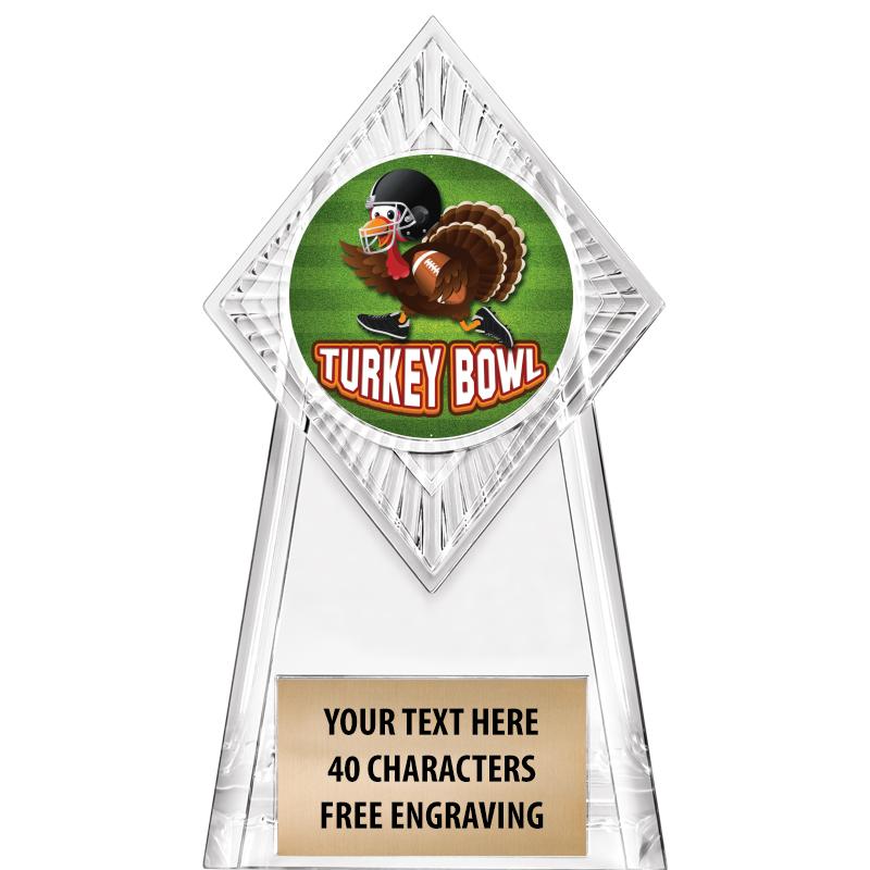 6" PARAGON CLEAR INSERT TROPHY