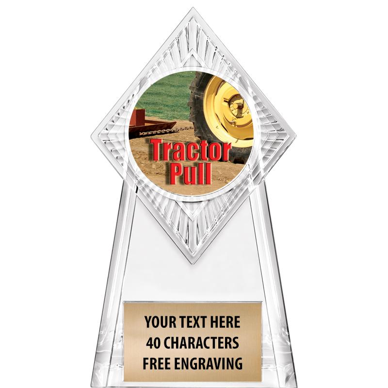 6" PARAGON CLEAR INSERT TROPHY