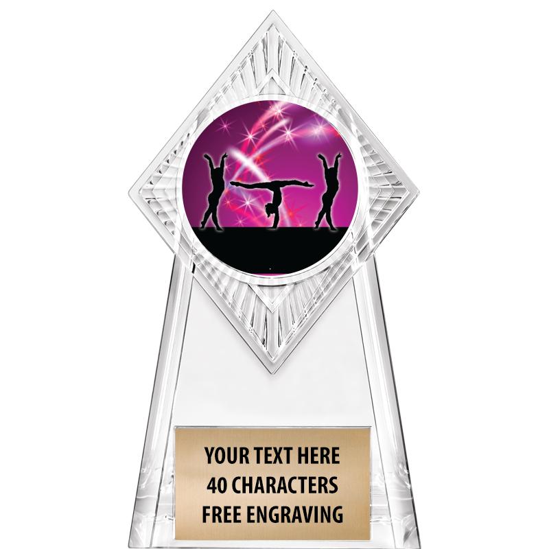 6" PARAGON CLEAR INSERT TROPHY