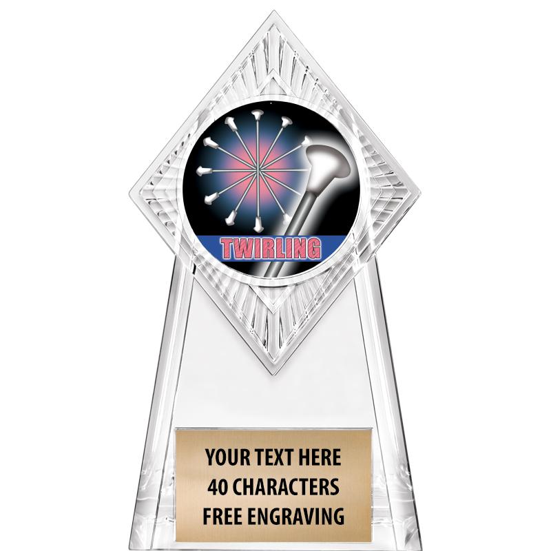 6" PARAGON CLEAR INSERT TROPHY