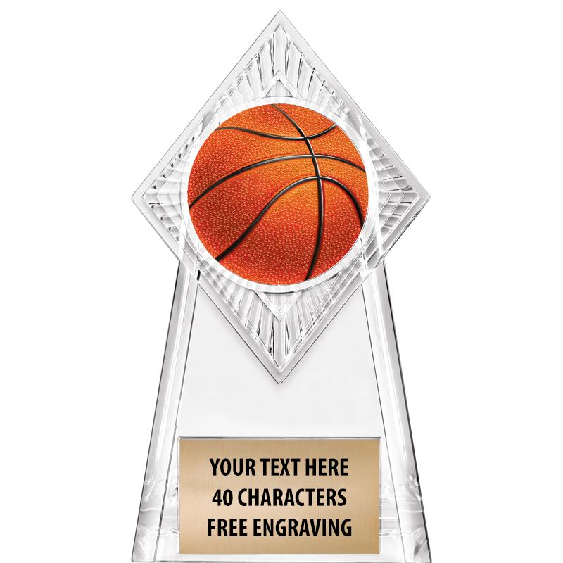 6" PARAGON CLEAR INSERT TROPHY