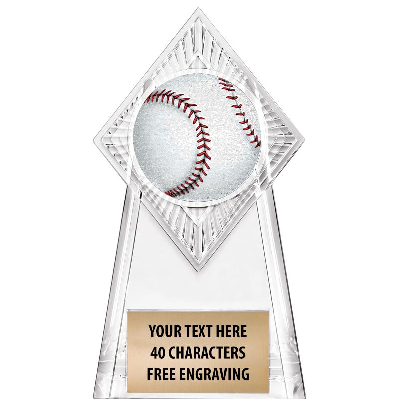 6" PARAGON CLEAR INSERT TROPHY