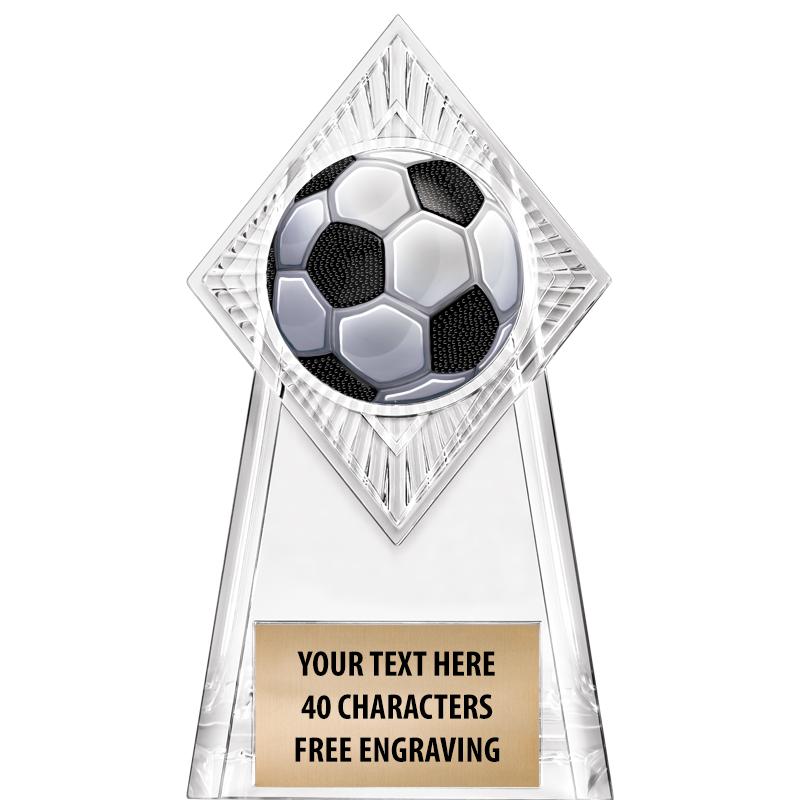 6" PARAGON CLEAR INSERT TROPHY