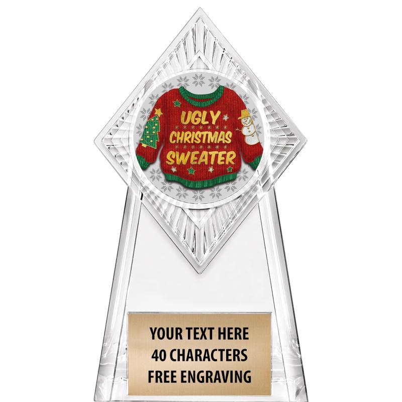 6" PARAGON CLEAR INSERT TROPHY