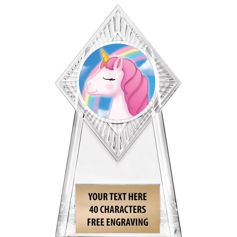 6" PARAGON CLEAR INSERT TROPHY